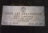 Jack Lee Greathouse tombstone